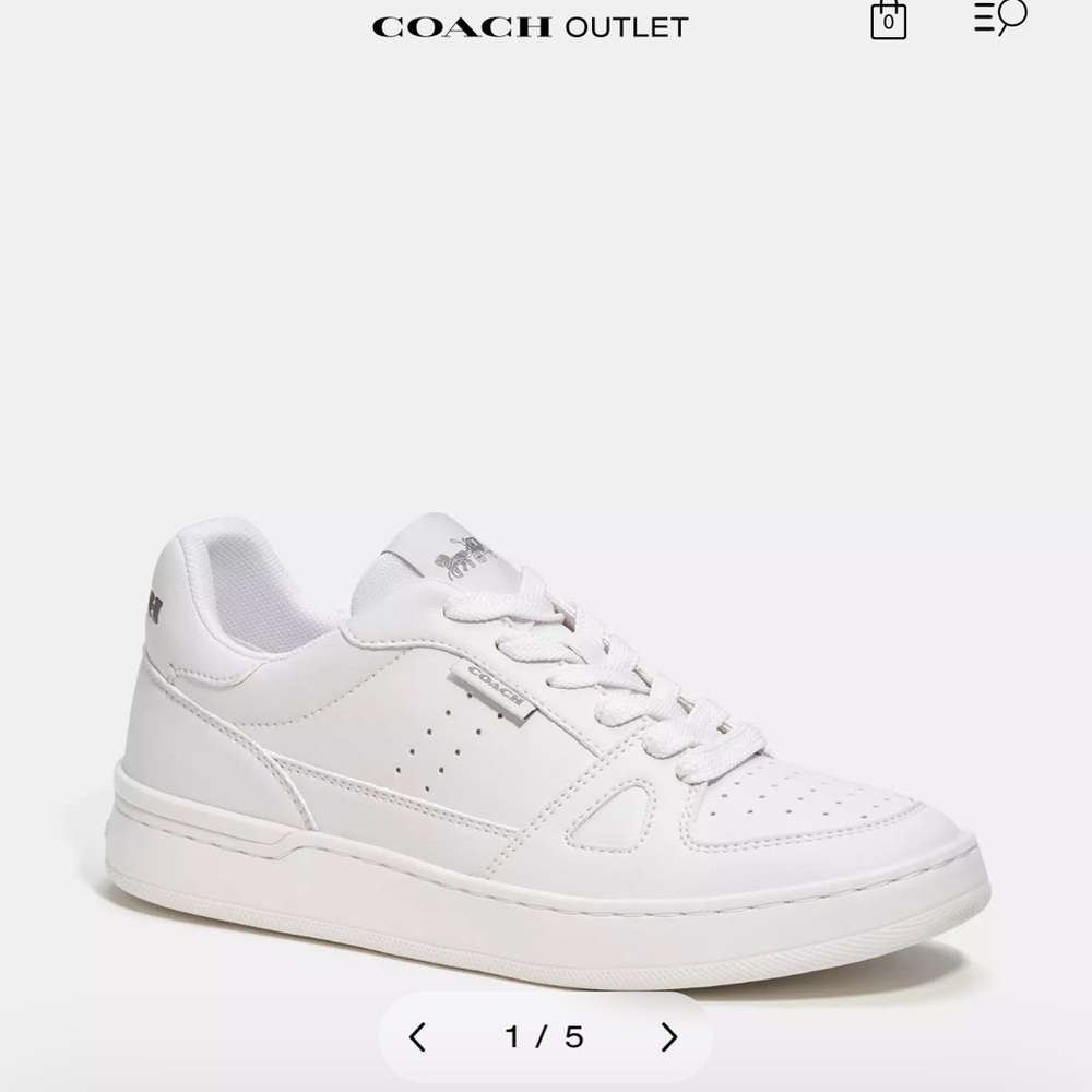 Coach Classic White Leather Sneakers